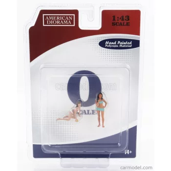   American Diorama - Figures Set 2X Car Wash Girls - Dorothy & Barbara Various