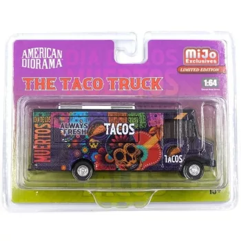 American Diorama - TRUCK THE VAN TACO FOOD TRUCK 2016 BLACK