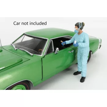   American Diorama - FIGURES MAN - HAZMAT CREW FIGURE II LIGHT BLUE
