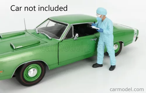 American Diorama - Figures Man - Hazmat Crew Figure Vi Light Blue