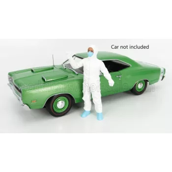 American Diorama - FIGURES MAN - HAZMAT CREW FIGURE VI WHITE