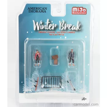 American Diorama - Figures Set 4X Winter Break Various