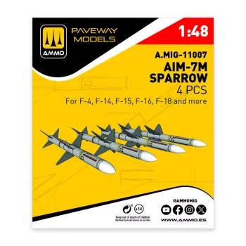 AMMO by MIG Jimenez - AIM-7M Sparrow (4 pcs)