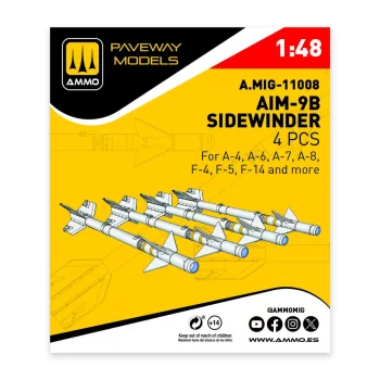 AMMO by MIG Jimenez - AIM-9B Sidewinder (4 pcs)