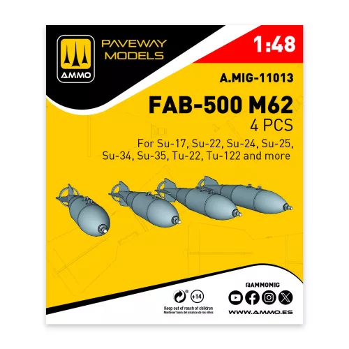 AMMO by MIG Jimenez - FAB-500 M62 (4 pcs)