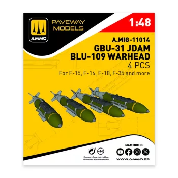 AMMO by MIG Jimenez - GBU-31 JDAM, BLU-109 Warhead (4 pcs)