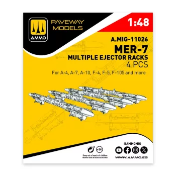 AMMO by MIG Jimenez - MER-7, Multiple Ejector Rack (4 pcs)