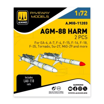 AMMO by MIG Jimenez - AGM-88 HARM (2 pcs)