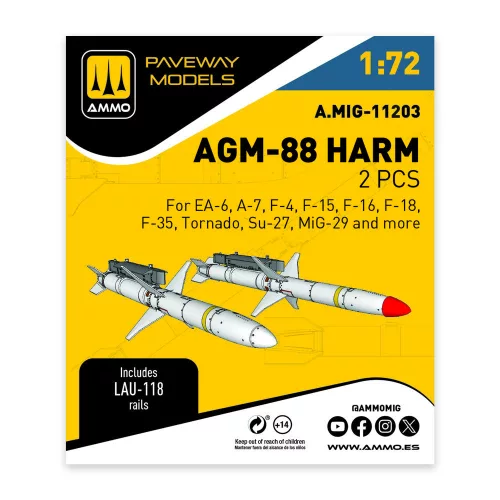 AMMO by MIG Jimenez - AGM-88 HARM (2 pcs)