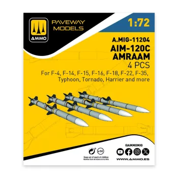 AMMO by MIG Jimenez - AIM-120C AMRAAM (4 pcs)