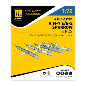 AMMO by MIG Jimenez - AIM-7E/E2 Sparrow (4 pcs)