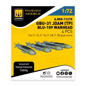   AMMO by MIG Jimenez - GBU-31 JDAM (with Thermal Protection), BLU-109 Warhead