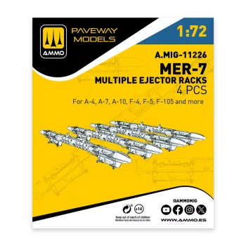 AMMO by MIG Jimenez - MER-7, Multiple Ejector Rack (4 pcs)