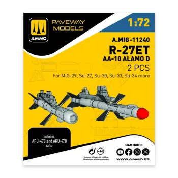 AMMO by MIG Jimenez - R-27ET - AA-10 Alamo D (2 pcs)