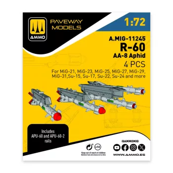 AMMO by MIG Jimenez - R-60 - AA-8 Aphid (4 pcs)