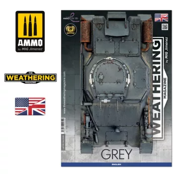   AMMO by MIG Jimenez - THE WEATHERING MAGAZINE 35 - Grey (English)