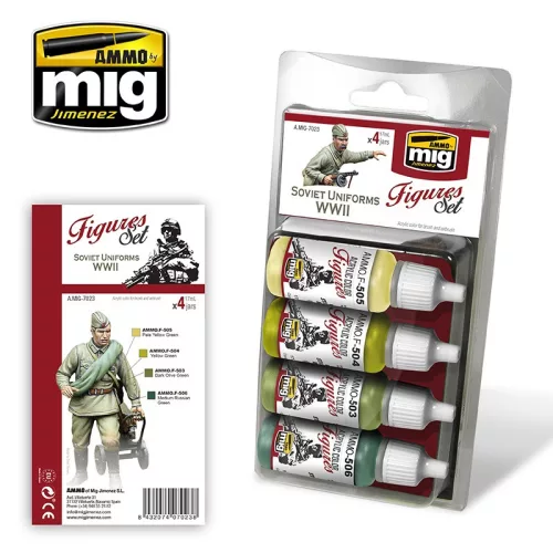 AMMO - Soviet Uniforms Wwii Figures Set