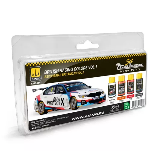 AMMO by MIG Jimenez - Cobra Motor British Racing Colors Vol.1 Set