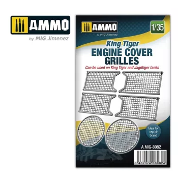 AMMO by MIG Jimenez - King Tiger engine cover grilles