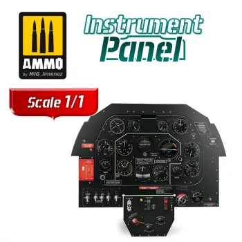   AMMO by MIG Jimenez - North-Amer. P-51B Mustang - Instrument Panel  1/1