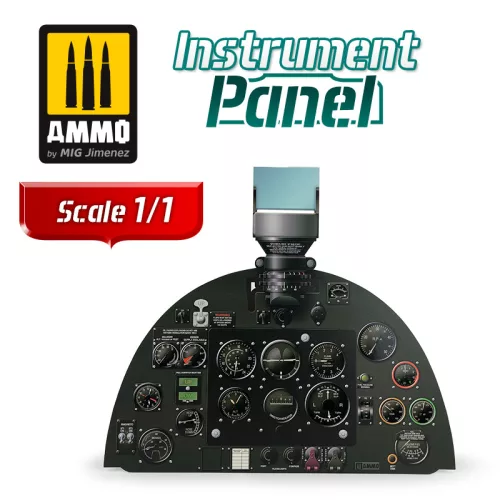 AMMO by MIG Jimenez - Supermarine Spitfire Mk.V - Instrument Panel  1/1