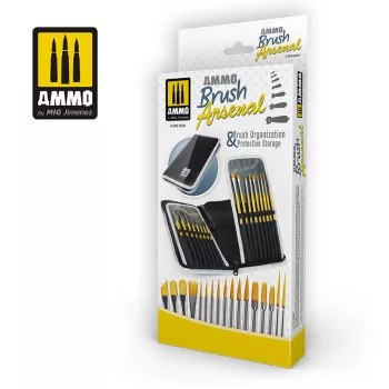   AMMO - AMMO Brush Arsenal - Brush Organization & Protective Storage
