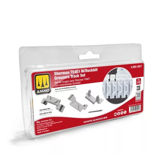 AMMO by MIG Jimenez - Sherman T54E1 with Duckbill Grousers Tracks Set