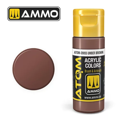 AMMO - ATOM COLOR Umber Brown