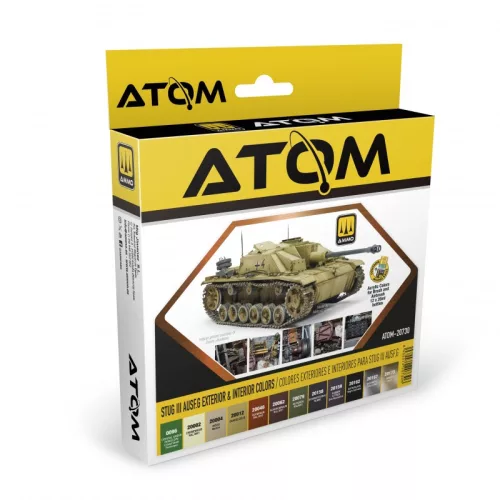 AMMO by MIG Jimenez - ATOM StuG III Ausf. G Exterior & Interior Set