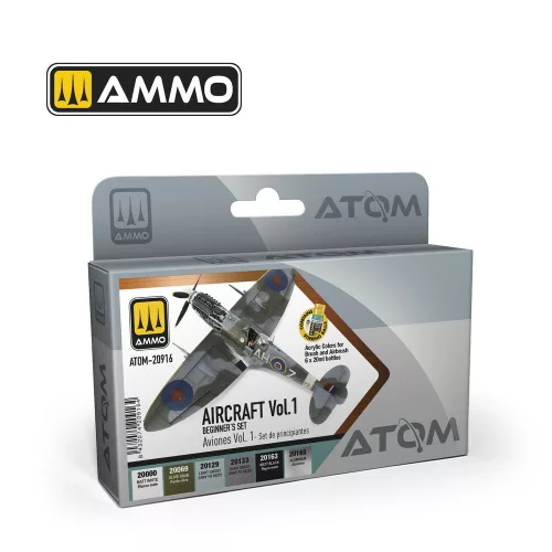 AMMO by MIG Jimenez - ATOM Beginners Set: Aircraft Vol.1