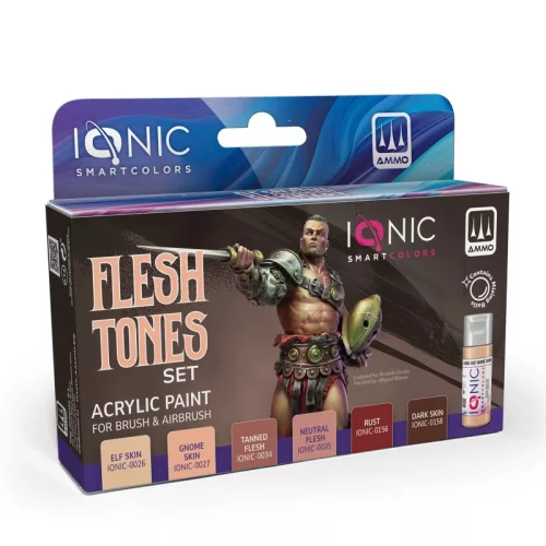 AMMO by MIG Jimenez - IONIC COLORS Flesh Tones Set