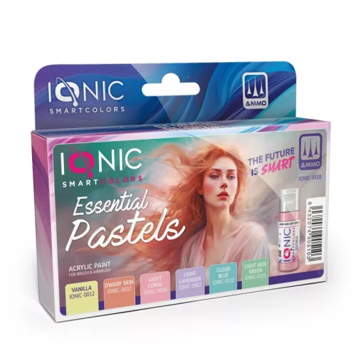 AMMO by MIG Jimenez - IONIC Essential Pastels Set - 6 Ionic Smart acrylic colors