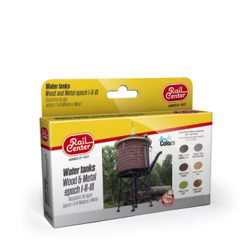   AMMO by MIG Jimenez - Rail Center - Water tanks Wood & Metal epoch I-II-III