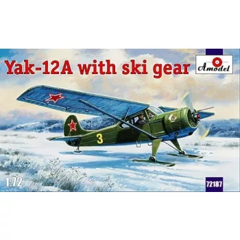 Amodel - Yakovlev Yak-12A with ski gear