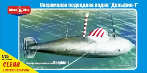 Micro Mir  Amp - German midget subm. "Delphine-1" limited