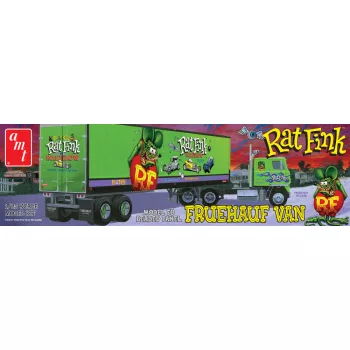 AMT - Fruehauf Beaded Van Trailer Hauler - Rat Fink