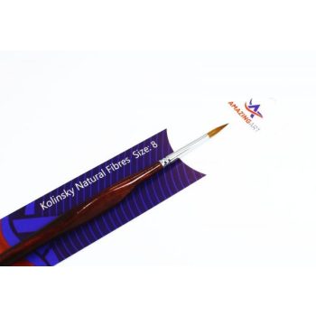 AmazingArt - Kolinsky Round Brush 8