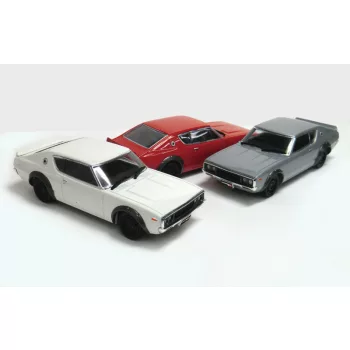 Aoshima - Nissan KPGC110 Ken Mary Skyline HT 2000 GT-R Red