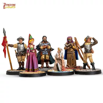   Archon Studio - Dungeons & Lasers Miniatures: TOWNSFOLK MINIATURE PACK