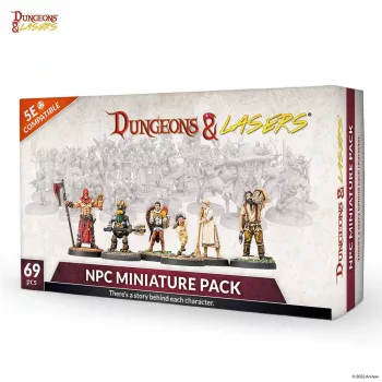   Archon Studio - Dungeons & Lasers Miniatures: NPC MINIATURE PACK