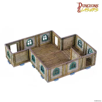   Archon Studio - Dungeons & Lasers Expansion Set: WOODEN COTTAGE