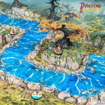   Archon Studio - Dungeons & Lasers Expansion Set: MODULAR RIVER