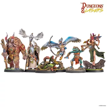   Archon Studio - Dungeons & Lasers Miniatures: FANTASY MINIATURES SET