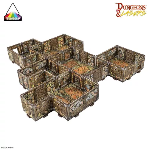 Archon Studio - Dungeons & Lasers ABANDONED MINES: PRE-PAINTED