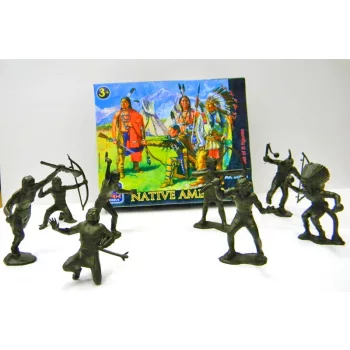 Ark Models - Native Americans,set of 8 figures