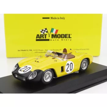   Art-Model - FERRARI 500TR SPIDER TEAM EQUIPE NATIONE BELGE N 20 24h LE MANS 1956 L.BIANCHI - A.DE CANGY YELLOW BLACK