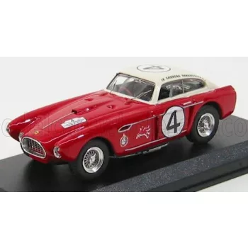   Art-Model - FERRARI 340 MEXICO ch.0222 VIGNALE COUPE N 4 CARRERA PANAMERICANA 1953 P.HILL - R.GINTHER RED WHITE