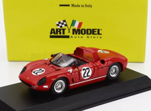 Art-Model - FERRARI 275P SPIDER ch.0820 TEAM SEFAC FERRARI N 22 WINNER 12h SEBRING 1964 MICHEAL PARKES - UMBERTO MAGLIOLI RED