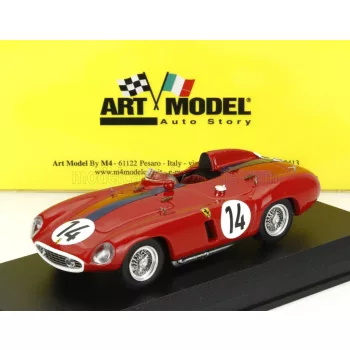   Art-Model - FERRARI 750 MONZA 3.0L SPIDER N 14 TEAM MIKE SPARKEN 24h LE MANS 1955  MASTEN GREGORY - MICHEL POBEJERSKY (MIKE SPARKEN) RED BLUE