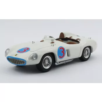   Art-Model - FERRARI 750 MONZA SPIDER s/n.0498 N 3 WINNER ROAD AMERICA ELKHART LAKE 1955 PHIL HILL WHITE